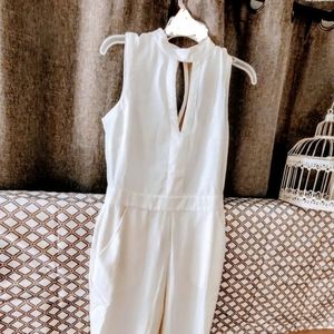 Bebe New one piece Romper NWT bright white size 2